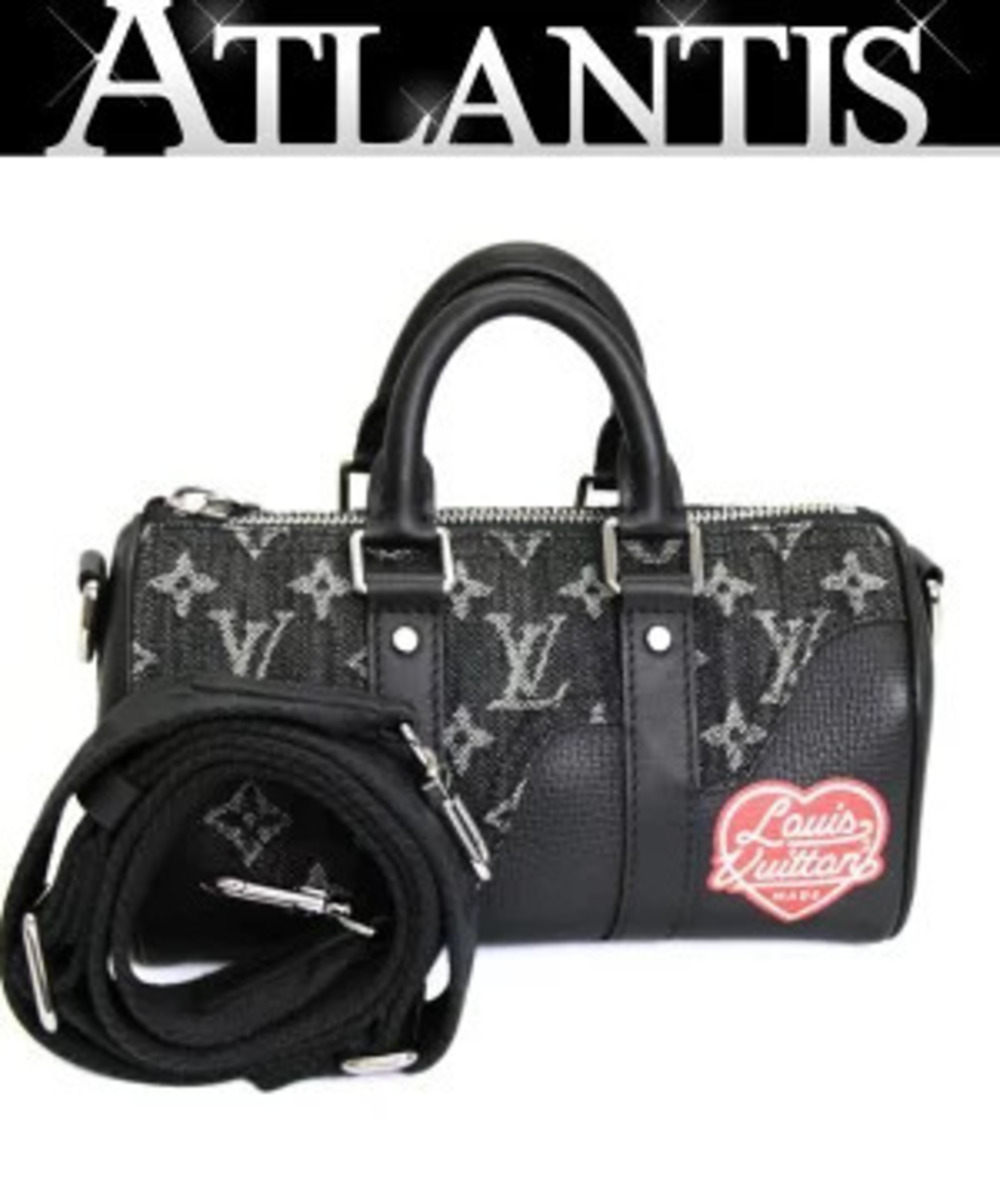 Louis Vuitton NIGO Keepall Boston Bag Monogram Denim